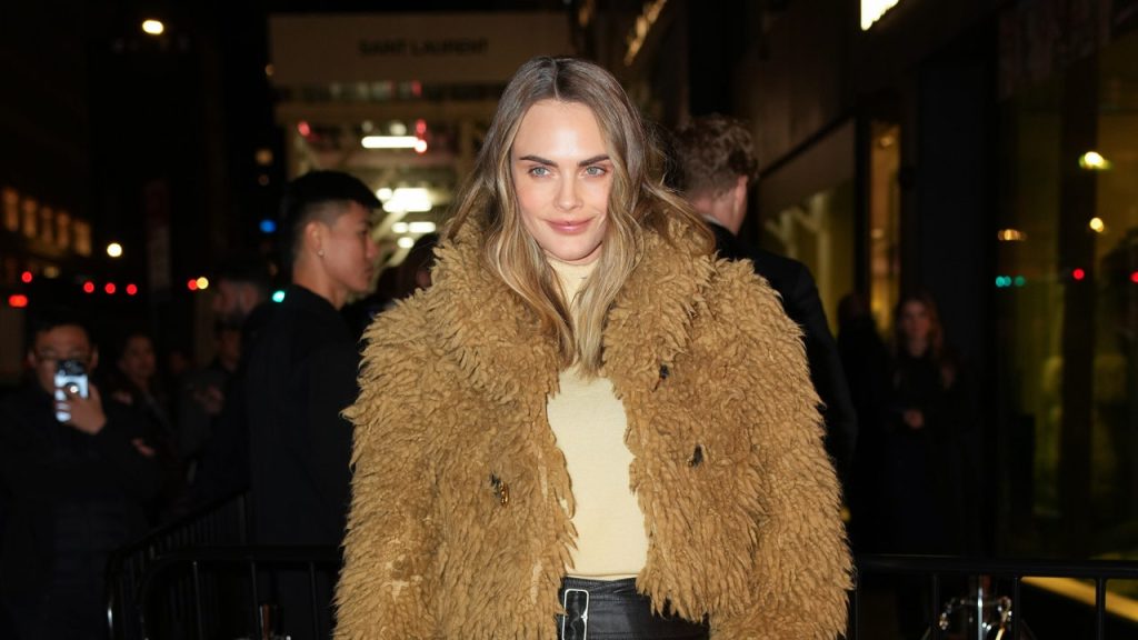 Cara Delevingne Shows How to Jump on the Mini Skirt Trend Without Actually Wearing One