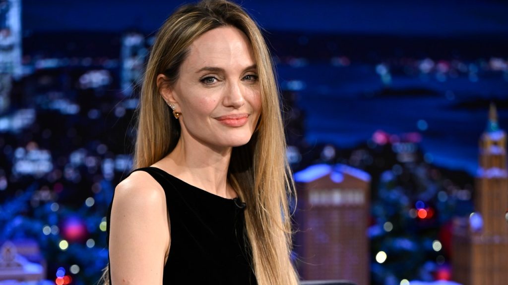 Angelina Jolie Fully Commits to Her Black Cherry Pedicure by Going Barefoot on TV