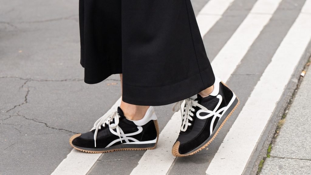 This Is the Trendiest Way to Wear Sneakers This Spring