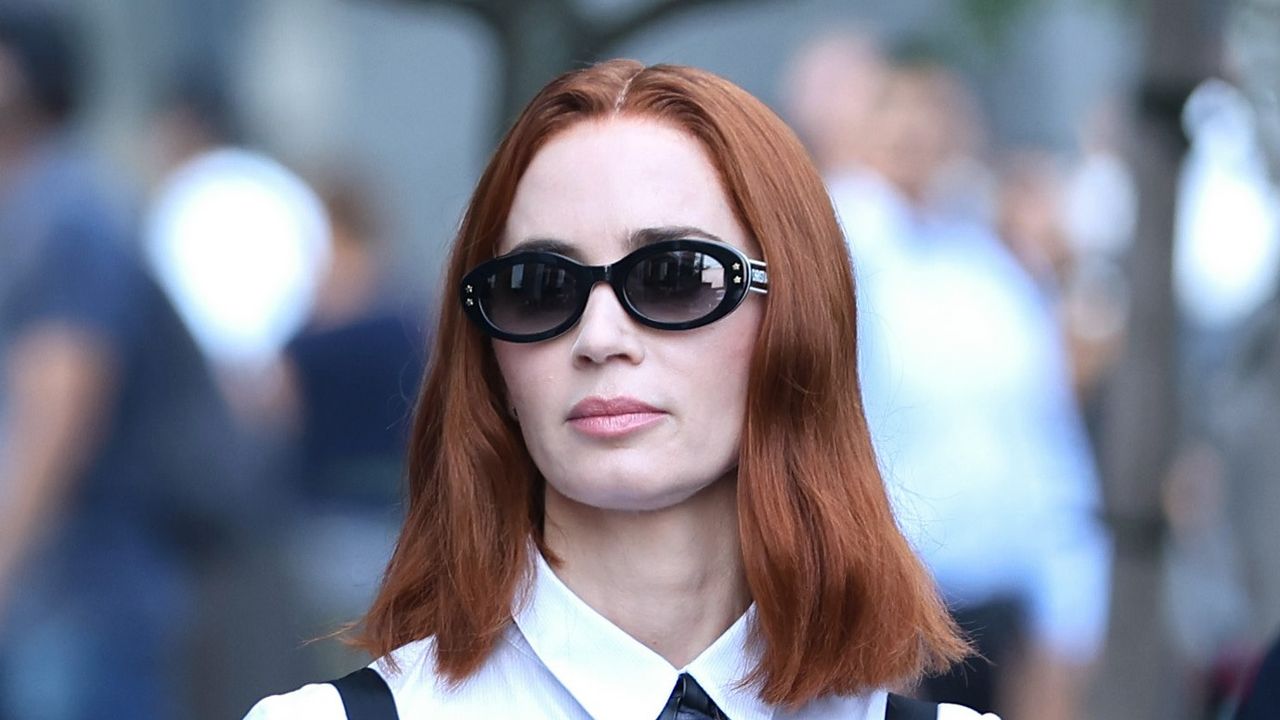 Emily Blunt, เสื้อรัดรูปคู่, Devil Wears Prada 2, รูปถ่ายบนเซ็ต