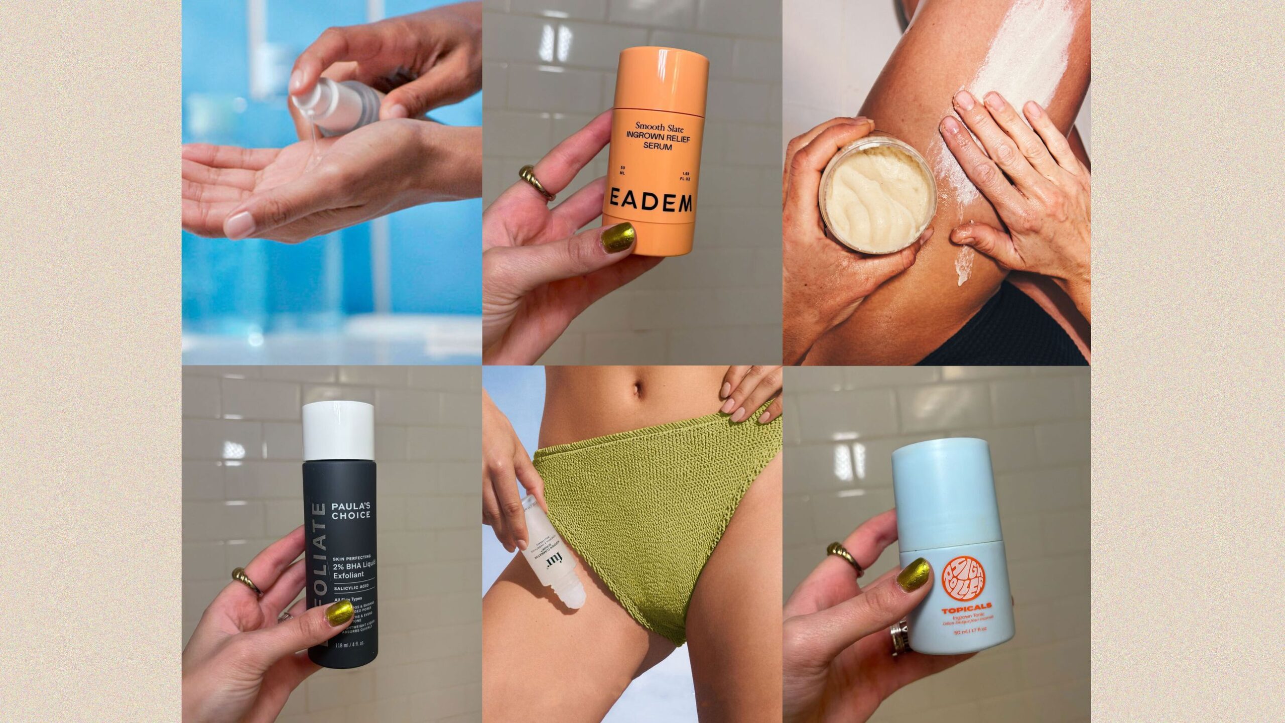 Exfoliator, Bikini Line, นุ่ม, เรียบ